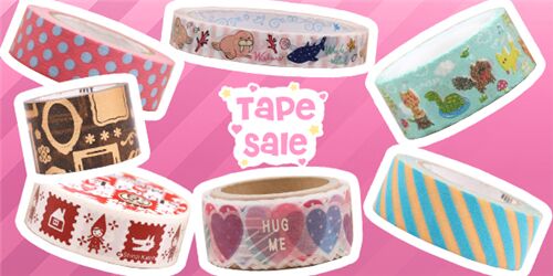 We have lots of adorable tapes for you to check out!
