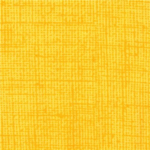Timeless Treasures marigold yellow fabric with mini grid design