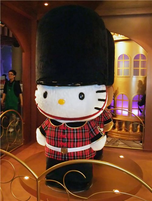 Hello Kitty as London guard Hello Kitty as London guard