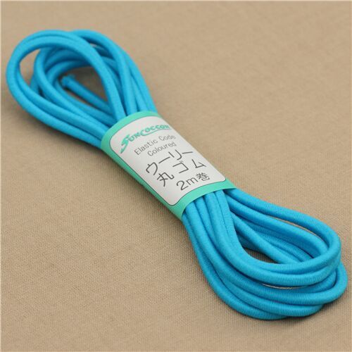 2m blue elastic cord from Japan