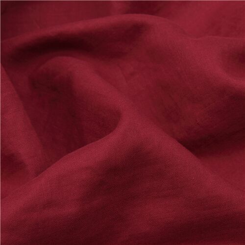 Japanese double gauze fabric in burgundy