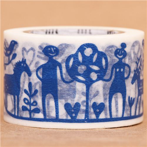 wide Adam and Eve mt Washi Masking Tape deco tape