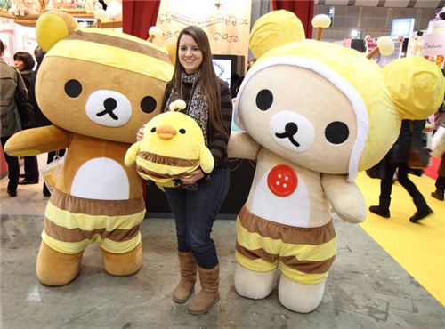 I met Rilakkuma and his friends!