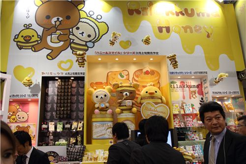 San-X's booth at the Tokyo Gift Show 2011