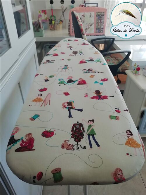 What a cool ironing board!