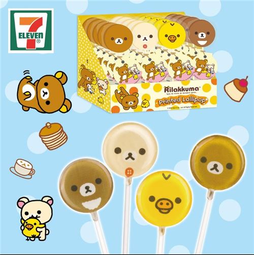 These characters look so funny as lollipops!