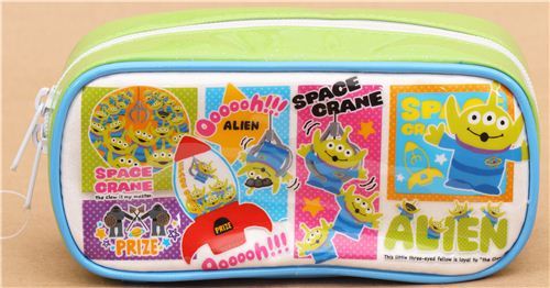 green Toy Story Alien Disney pencil case from Japan