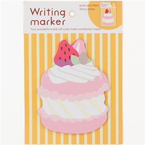 pink macaron donut sticky notes