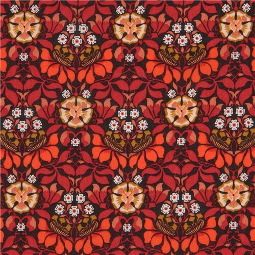Liberty Fabrics Tana Lawn cotton damask flower fabric