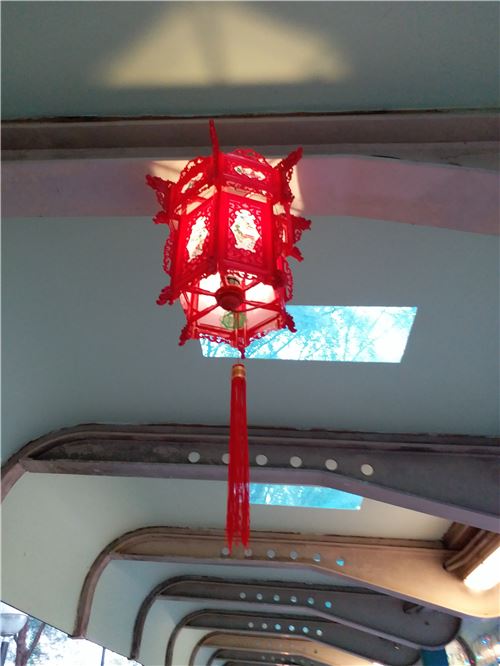 A red lantern spotted by our colleague!