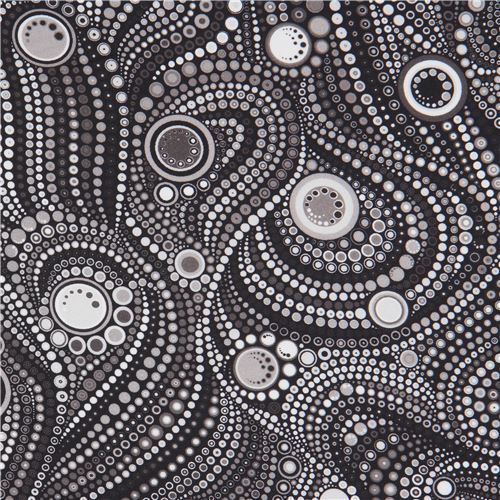 Robert Kaufman grey dot Effervescence Digital fabric