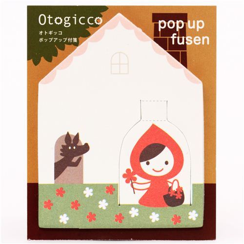 Little Red Riding Hood Post-it bookmark stickers Otogicco