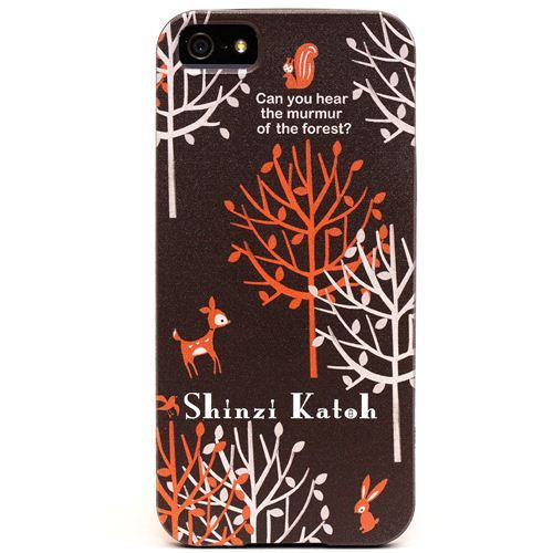 brown forest deer iPhone 5 hard cover case from Japan