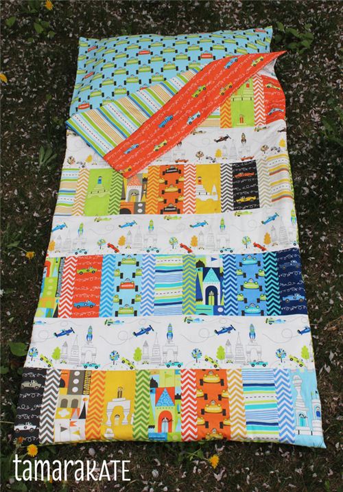 Wonderful bed linen made with fabrics from Les Monsieurs