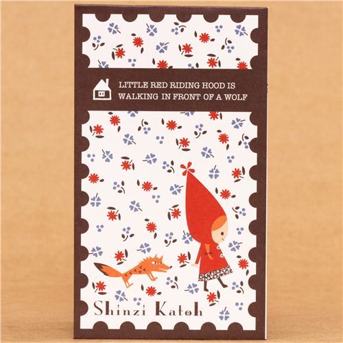 Little Red Riding Hood fairy tale mini envelope Shinzi Katoh