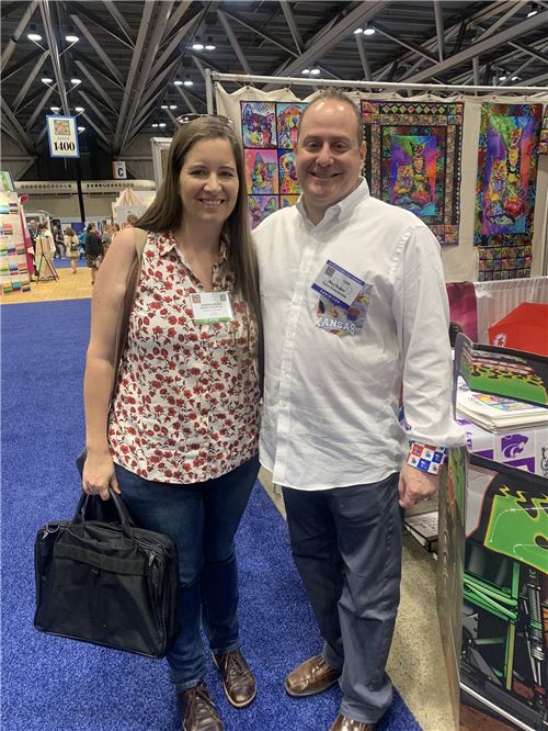 Sandra with Ben from Sykel Enterprises.