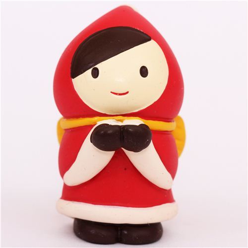 Little Red Riding Hood with mittens Christmas figurine Japan