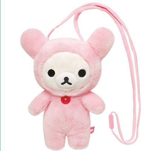 Rilakkuma white bear plush pouch bag by San-X