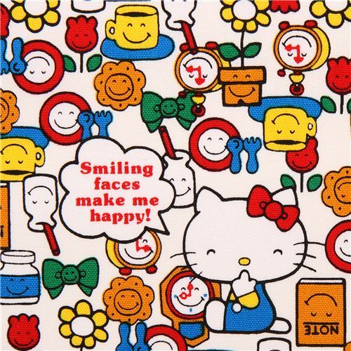 Hello Kitty takes to time to smile for her flower friends every day and you harvest what you plant 