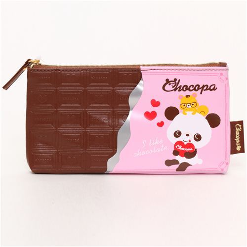 cute Chocopa bear chocolate bar pencil case San-X Japan
