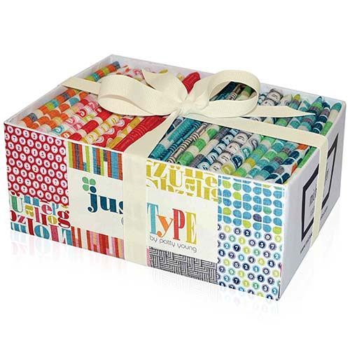 Fat Quarter fabric bundle box number letter Michael Miller
