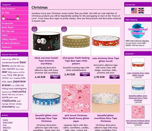 Our Christmas Page is online
