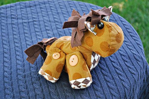 Create an animal with patchwork design! Also courtesy of Craftsy.