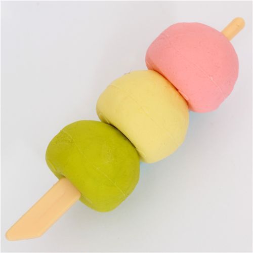 Dango Mochi eraser from Japan by Iwako