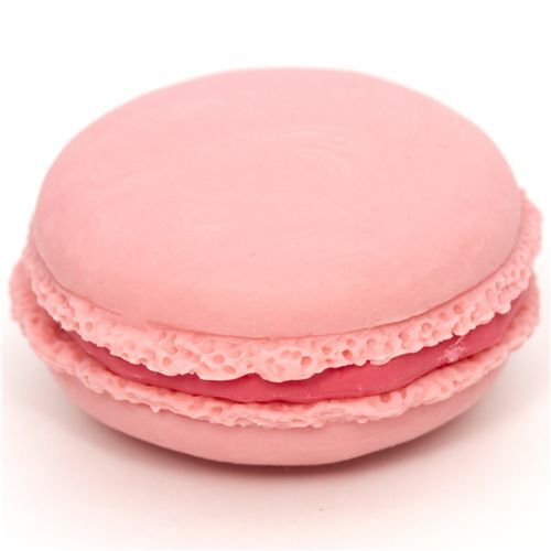 pink macaroon eraser French Pastry from Japan