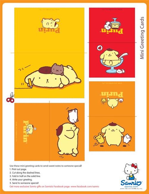 Here's a mini card you can make, with the instructions!