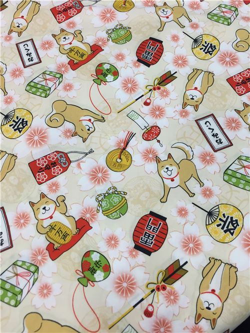 A shiba inu design from Trans-Pacific Textiles