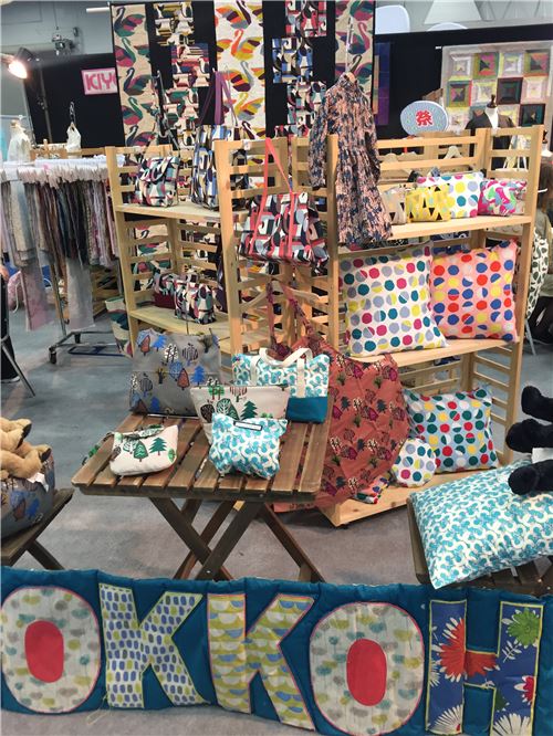 Kiyohara's booth display