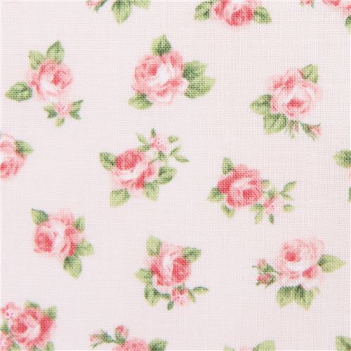 peach Robert Kaufman fabric flower Lady Elizabeth