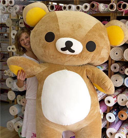 Rilakkuma and Gabi having the interview - obviously lots of fun Rilakkuma and Gabi having the interview - obviously lots of fun