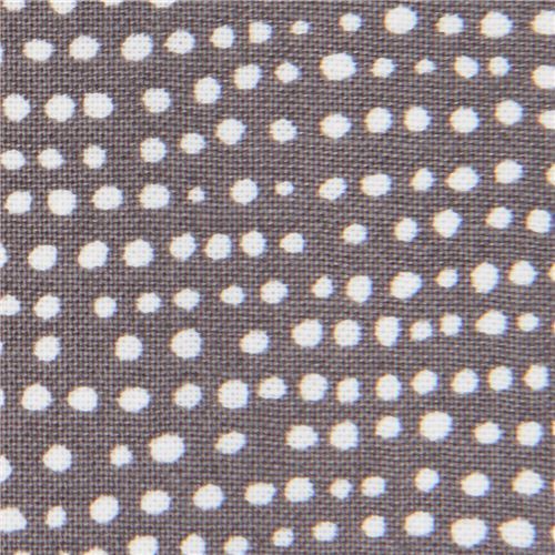 mini dot fabric in grey by Dear Stella