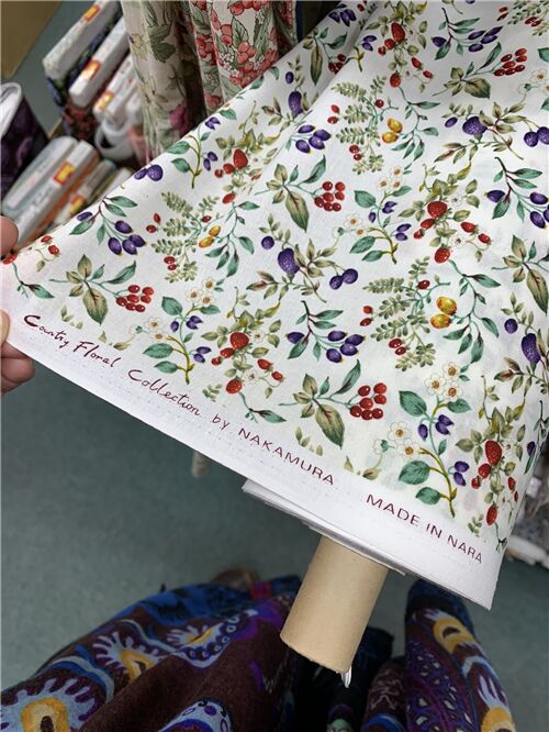 You'll see lots of designer fabrics here