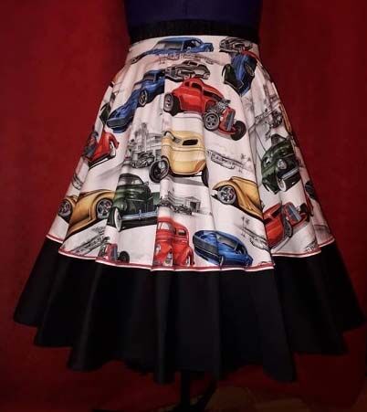 This is a fun skirt to go dancing in!