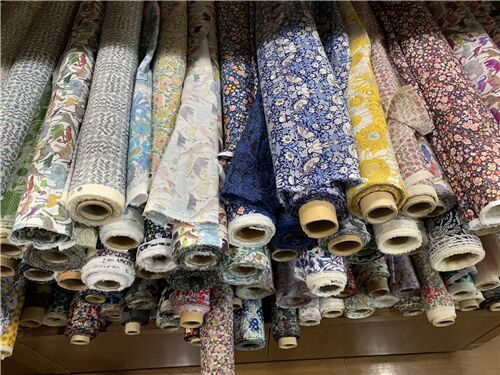 Oodles of gorgeous fabrics here!