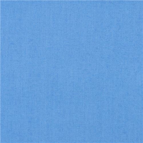 birch organic fabric in solid blue