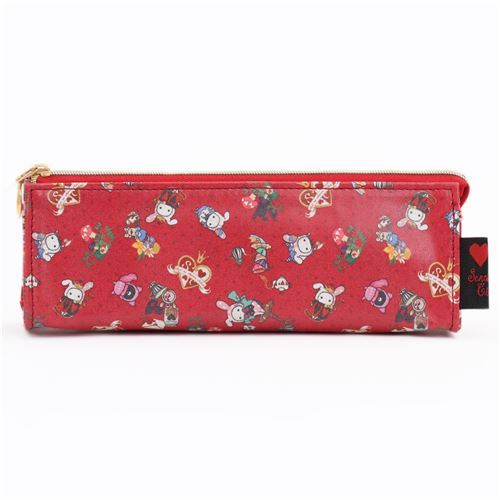 red Sentimental Circus animal pencil case by San-X